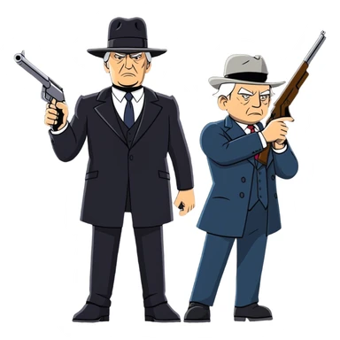 US president shooting guns with Israeli rabbi sticker