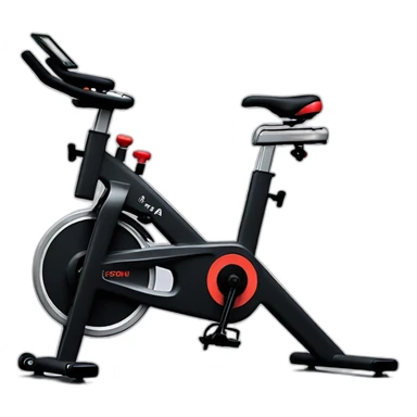 Peloton stationary bike with screen sticker
