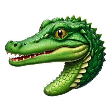 Blind crocodile sticker