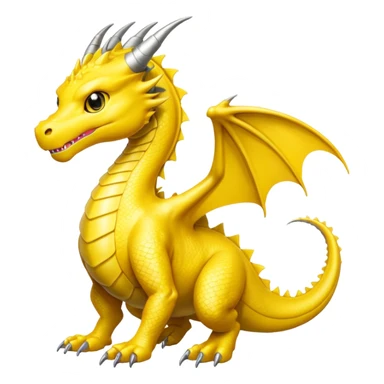 Anime Dragon Android Yellow They/Them sticker