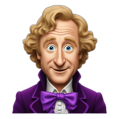 Gene Wilder Willy Wonka sticker