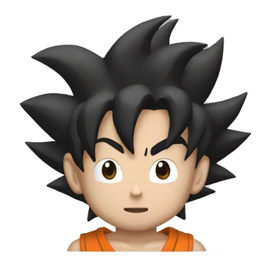 Goku from dragon ball z sticker