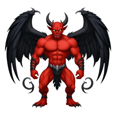 winged demon - large black wings











 sticker