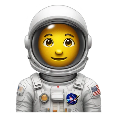 3d halloween themed astronout sticker