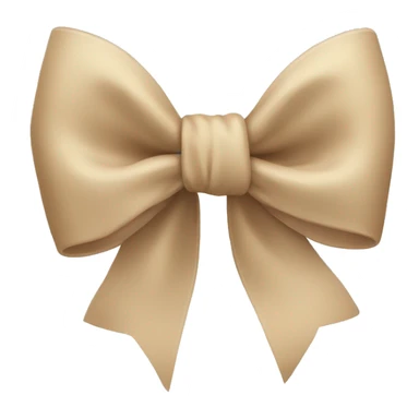 Beige Bow sticker