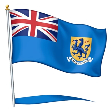 Falklands Island flag sticker