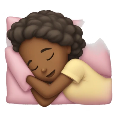 Girl sleeping sticker