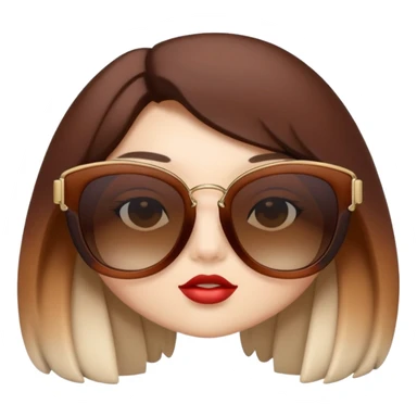 Brown Miumiu Sunglasses sticker