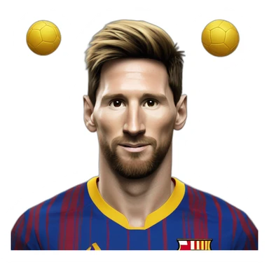 Messi et ces 8 ballon d’or sticker