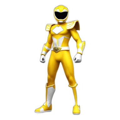 sunrise power ranger full body sticker