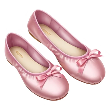 silk ballet slippers sticker