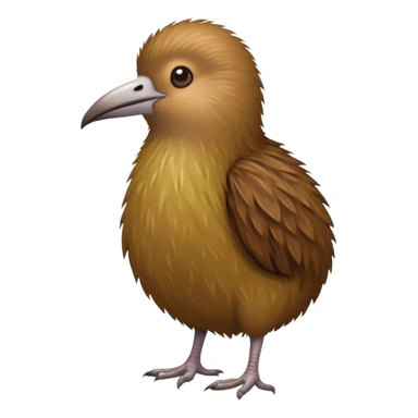 standing kiwi bird sticker