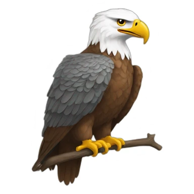 Aigle à deux tête  sticker