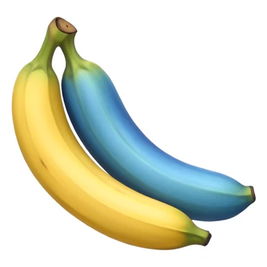 blue banana sticker