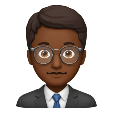 Señor con lentes  sticker