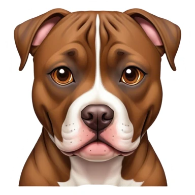 Pit bull mastiff brindle  sticker
