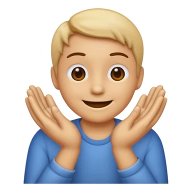Make me emoji that is rubbing hands like fly sticker