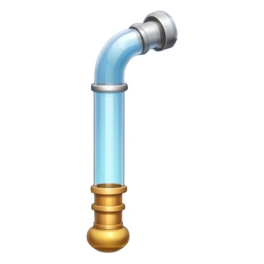 Bubble pipe made of quartz sticker