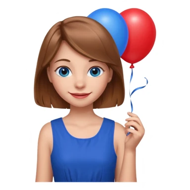 Dibuja una niña para una ilustración infantil sticker