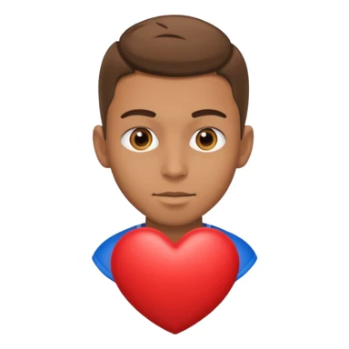 footballer with heart in eyes sticker