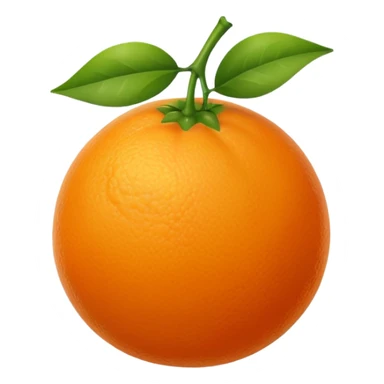Orange fruitwith a Stem  sticker