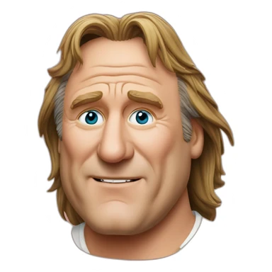 Gérard-Depardieu-drink-beer sticker