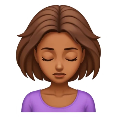 Women shaking head down sticker