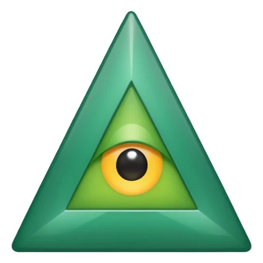 A green upside down triangle needs to face down POINT now sticker