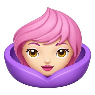 Pembe lavanta 1 dal sticker