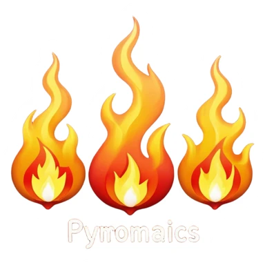 Can you make Christmas decorations cooperative with fire and have the text pyromaniacs  sticker