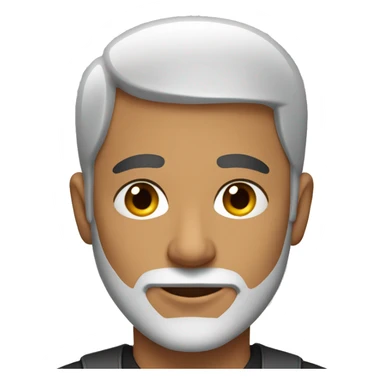 middle eastern man with light beard and short hair sticker