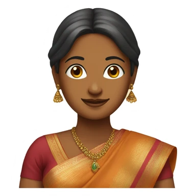 indian women with sari sticker