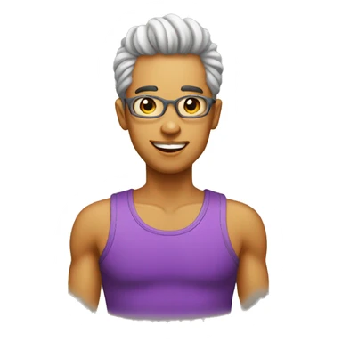 Cadi B in tanktop sticker