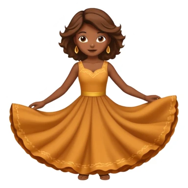 girl spinning  sticker