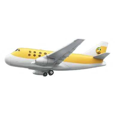 plane with a shar(k head sticker