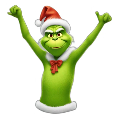grinch dancing sticker