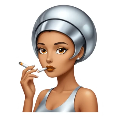 sorayama smoking sticker