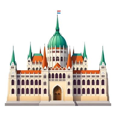 Budapest parliament emoji sticker