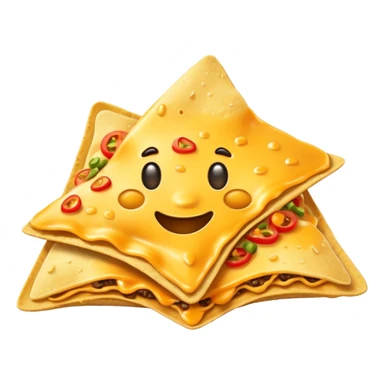 nachos with cheese sticker