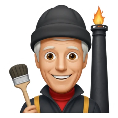 Dick Van Dyke chimney sweep  for discord  sticker