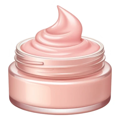 Aesthetic skincare light pink sticker