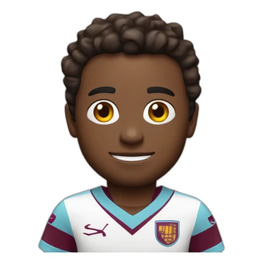 Aston Villa football club kit, no one wearing it sticker