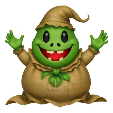 Oogie boogie sticker