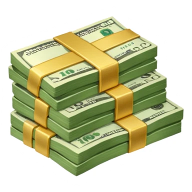 STACK OF MONEY sticker