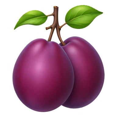 Plum sticker