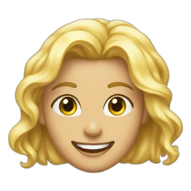 Zineb est grosse et blonde jolie sourire  sticker