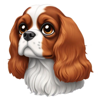  Cavalier King Charles spaniel tricolor sticker