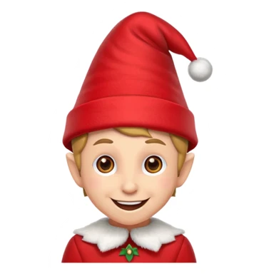 Make an emoji of elf on the shelf  sticker