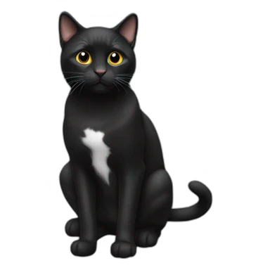 catblack sticker