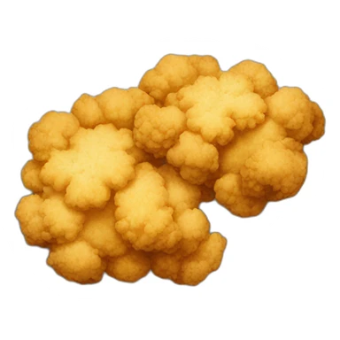 food fried cauliflower sticker